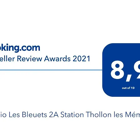 Appartement Studio Les Bleuets 2a Station Les Mémises Thollon-les-Mémises